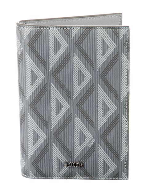 Passport Cover Black CD Diamond Canvas 